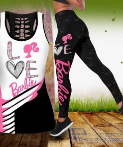walt disney love barbie girls tank top and leggings set InzFx