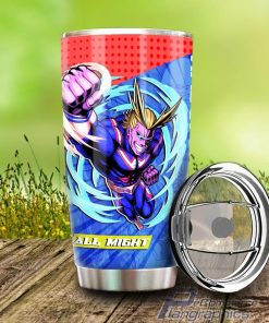 all might stainless steel tumbler cup custom my hero academia 1 evole8