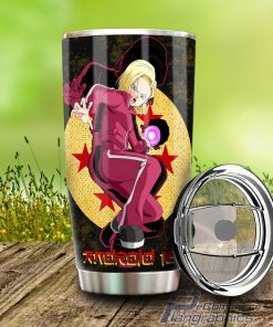 android 18 stainless steel tumbler cup custom dragon ball 2 k49lwf