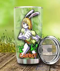 carrot stainless steel tumbler cup custom one piece anime 1 j7u7tn