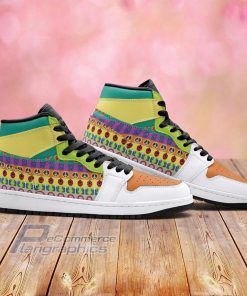 colorful patterns jojo s bizarre adventure cartoon air jordan hightop sneaker 2 npdtpk