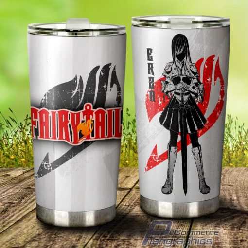 erza scarlet stainless steel tumbler cup custom fairy tail car interior accessories 3 ta6zfg