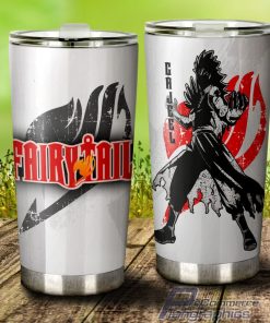 gajeel stainless steel tumbler cup custom fairy tail car interior accessories 3 sftjfr