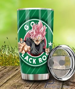 goku black rose stainless steel tumbler cup custom dragon ball anime 1 xcc0gm