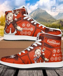 klee jd air force sneakers anime shoes for genshin impact fans 27 tdjszd