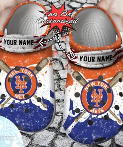 new york mets personalized watercolor new clog shoes baseball crocs 1 zbova2