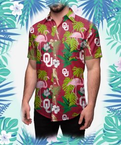 oklahoma sooners floral button up shirt 44 fzscdd