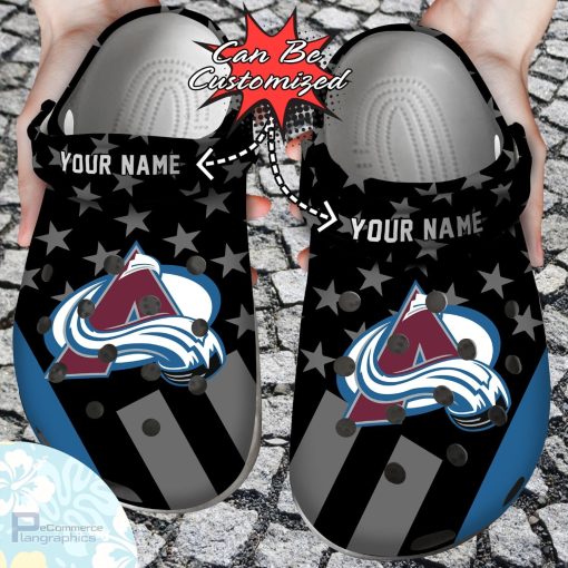 personalized baltimore orioles star flag clog shoes hockey crocs 1 ybuds9