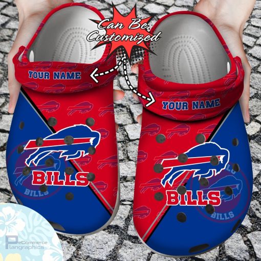 personalized buffalo bills team pattern clog shoes football crocs 1 z9zfqa