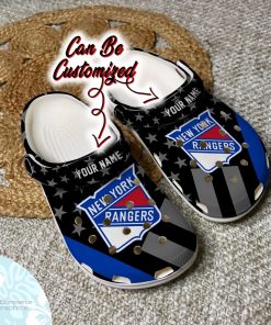 personalized new york rangers star flag clog shoes hockey crocs 2 ytlovz