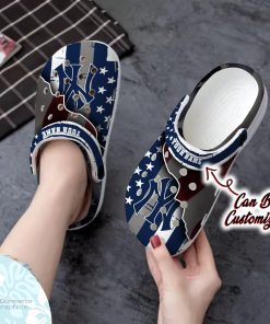 personalized new york yankees baseball team american flag line clog shoes yankees crocs 2 nyj3ri