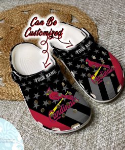 personalized st louis cardinals star flag clog shoes baseball crocs 2 sfsnxi