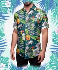 philadelphia eagles floral button up shirt 37 qs9zga