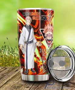 ryoumen sukuna stainless steel tumbler cup custom jujutsu kaisen anime 1 r8onpg