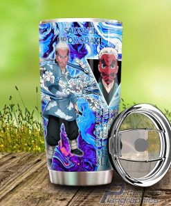 sakonji urokodaki stainless steel tumbler cup custom demon slayer 2 hyobie