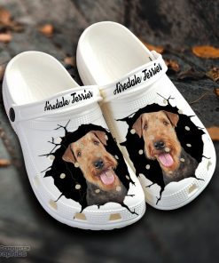 airedale terrier custom name crocs shoes love dog crocs 1 kjhdik