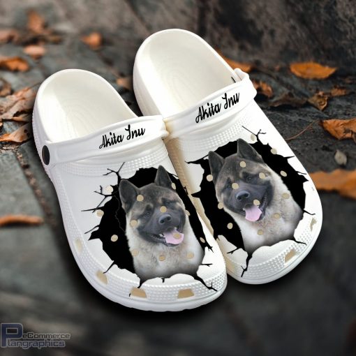 akita inu custom name crocs shoes love dog crocs 1 tyvalf