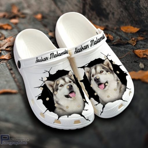 alaskan malamutes custom name crocs shoes love dog crocs 1 lronp8