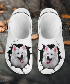 american eskimo custom name crocs shoes love dog crocs 2 lnfziu