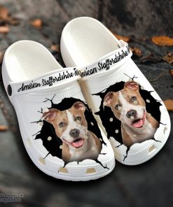 american staffordshire terrier custom name crocs shoes love dog crocs 1 k7wj0w