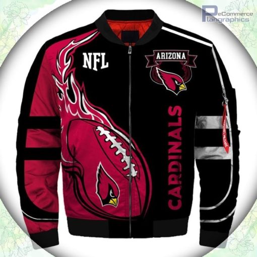 arizona cardinals bomber jacket fashion winter coat gift for fan 1 p8bbcm