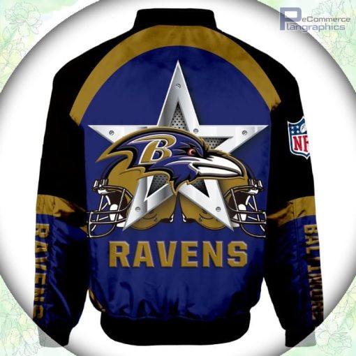 baltimore ravens bomber jacket graphic running men gift for fans 2 ug9aqd
