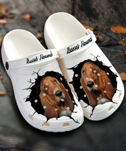 basset hound custom name crocs shoes love dog crocs 1 mwcsfh