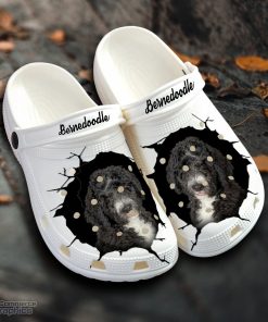 bernedoodle custom name crocs shoes love dog crocs 1 oov2pb
