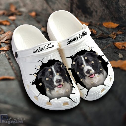 border collie custom name crocs shoes love dog crocs 1 nlzni3