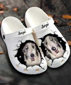 borzoi custom name crocs shoes love dog crocs 1 k4q2r9