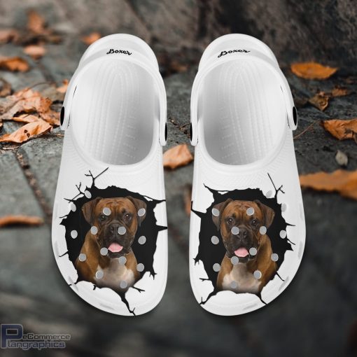 boxer custom name crocs shoes love dog crocs 2 qs043q