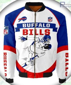 buffalo bills bomber jacket graphic running men gift for fans 1 ahaeun