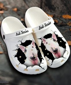 bull terrier custom name crocs shoes love dog crocs 1 tm8slm