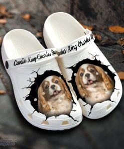 cavalier king charles spaniel custom name crocs shoes love dog crocs 1 mckstr