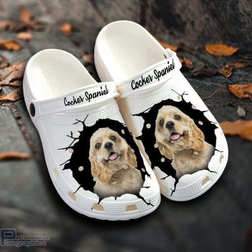 cocker spaniel custom name crocs shoes love dog crocs 1 hro4vy