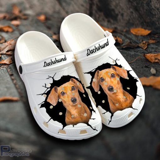 dachshund custom name crocs shoes love dog crocs 1 etjzfb