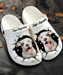 dogo argentino custom name crocs shoes love dog crocs 1 ylwyh8