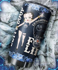 edmonton oilers nhl tumbler betty boop design that will steal the show 1 hmqocw