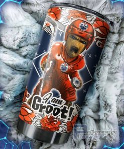 edmonton oilers nhl tumbler i am groot design tumbler for nhl fans perfect for any occasion 1 y5wch4