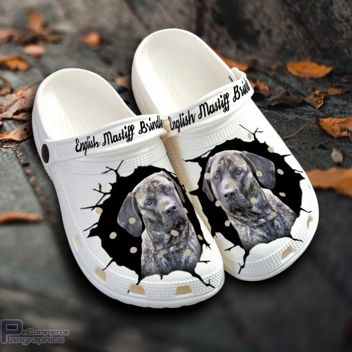 english mastiff brindle custom name crocs shoes love dog crocs 1 ogywo1