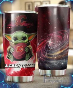 feel the force with this baby yoda calgary flames nhl tumbler 2 whbor2
