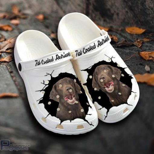 flat coated retriever custom name crocs shoes love dog crocs 1 nyj7du