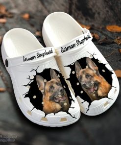 german shepherd custom name crocs shoes love dog crocs 1 kmtncf