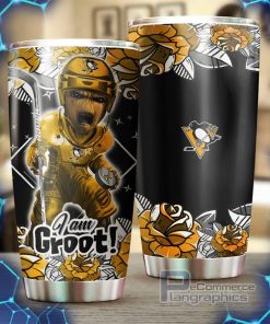 get this i am groot pittsburgh penguins nhl tumbler for your collection 2 sayvqi