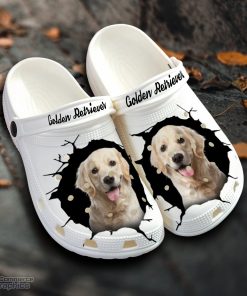 golden retriever custom name crocs shoes love dog crocs 1 itpp2j