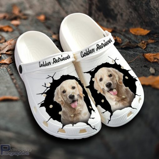 golden retriever custom name crocs shoes love dog crocs 1 itpp2j