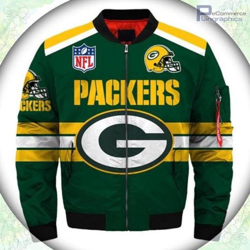 green bay packers bomber jacket style 1 winter gift for fan 1 orzoup
