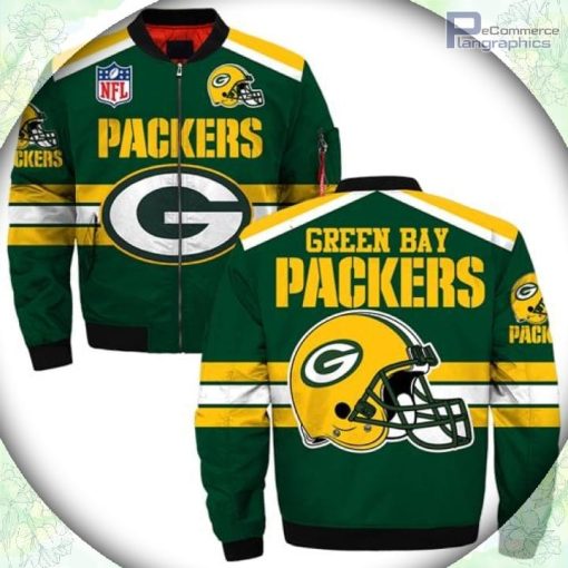 green bay packers bomber jacket style 1 winter gift for fan 2 gjllru