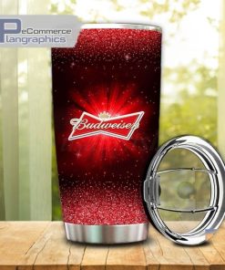 i only drink budweiser 3 days a week tumbler cup 117 udbzcp