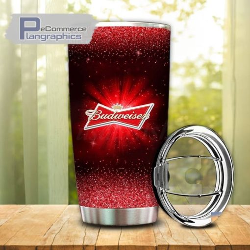 i only drink budweiser 3 days a week tumbler cup 117 udbzcp